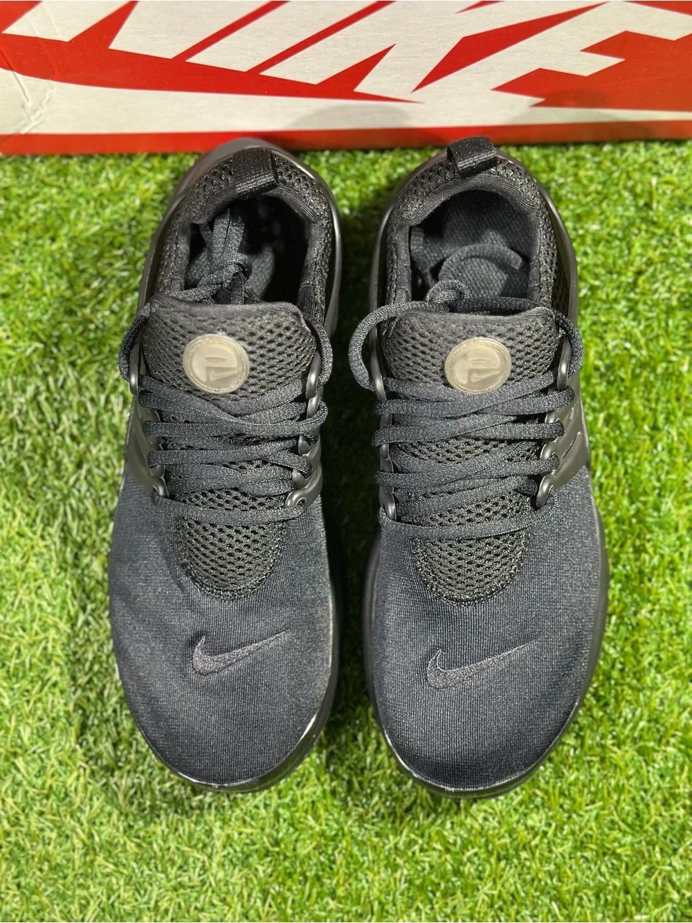 NIKE PRESTO (GS) TRIPLE BLACK/ SIZE 6Y BIG KIDS , SKU: 833875-003, NEW